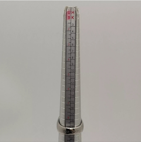 LOUIS VUITTON RING MP1802 SILVER BLACK - Picture 8 of 11